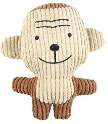 Brown Monkey Dog Toy