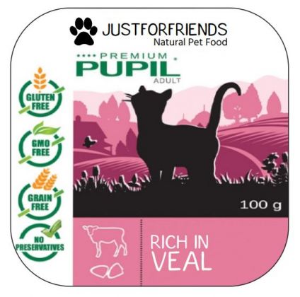 Pupil Grain Free Rich in Veal Wet Food