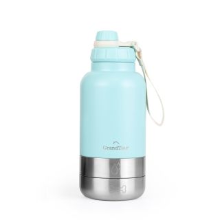 Insulated Bottle With Two Pet Bowls