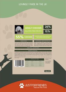 Adult Chicken Dog Food Sample Pack - 100g - £2.50